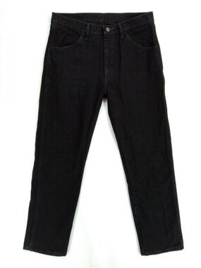 Rustler Classic Black Straight Men's Jeans
